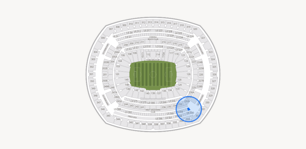 MetLife Stadium Seating Chart