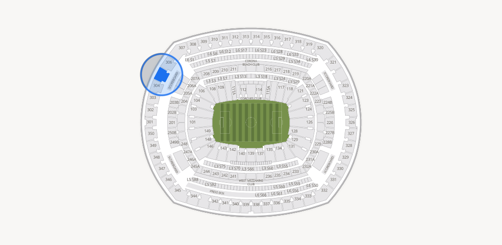 MetLife Stadium Seating Chart