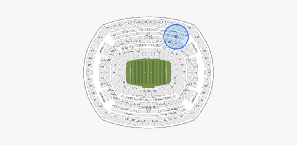 MetLife Stadium Seating Chart