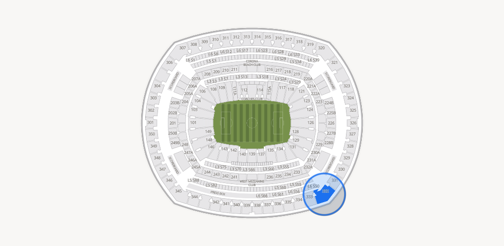 MetLife Stadium Seating Chart