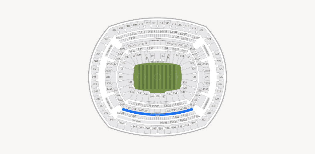 MetLife Stadium Seating Chart