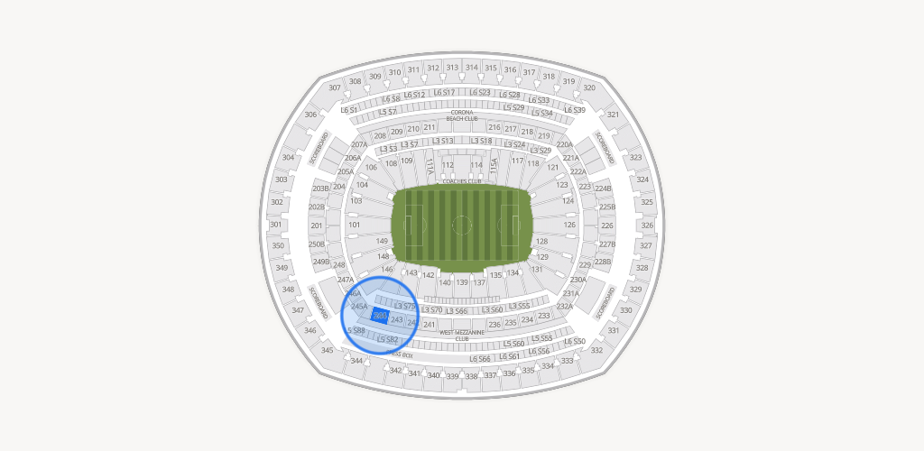 MetLife Stadium Seating Chart