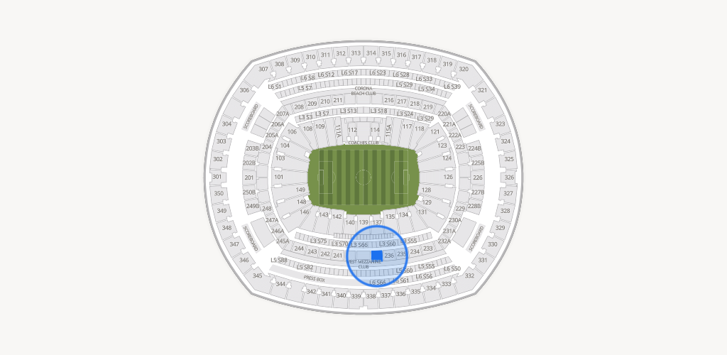 MetLife Stadium Seating Chart