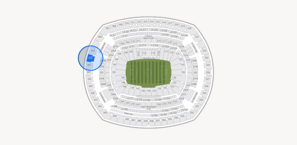 MetLife Stadium Seating Chart