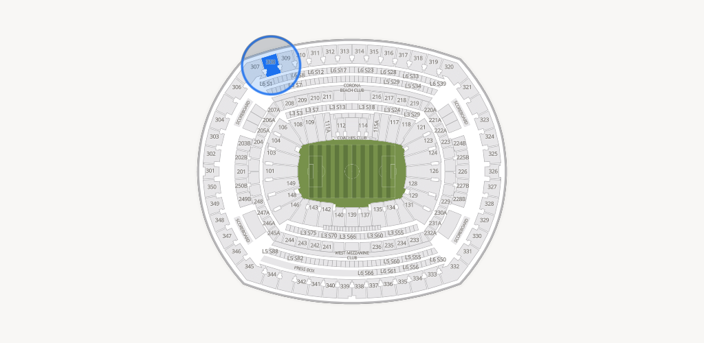 MetLife Stadium Seating Chart