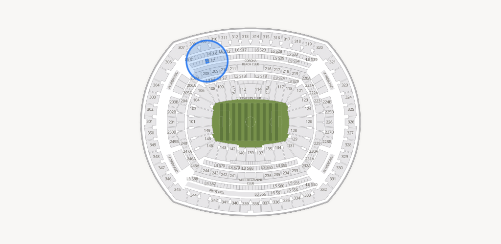 MetLife Stadium Seating Chart