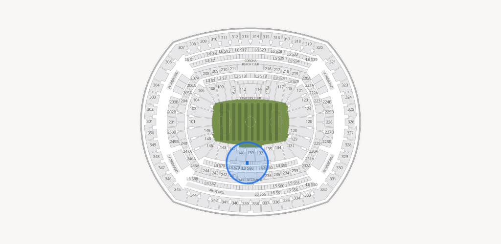 MetLife Stadium Seating Chart