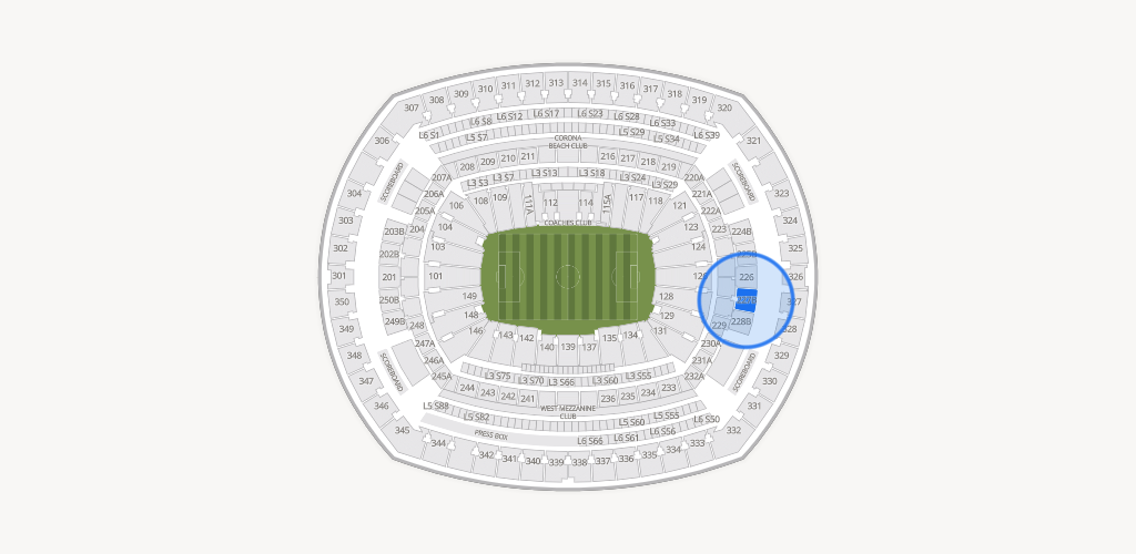 MetLife Stadium Seating Chart