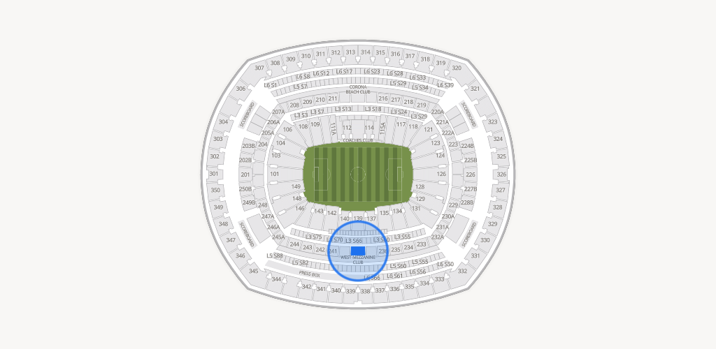 MetLife Stadium Seating Chart