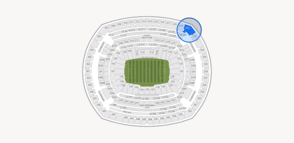 MetLife Stadium Seating Chart