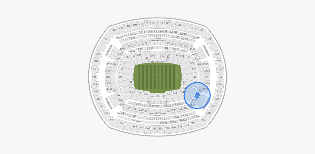 MetLife Stadium Seating Chart