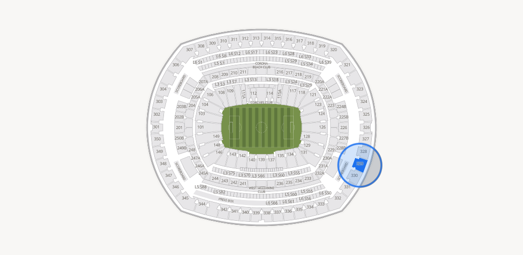 MetLife Stadium Seating Chart