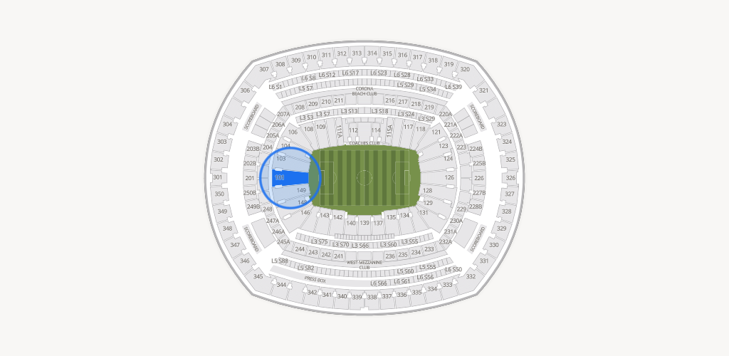 MetLife Stadium Seating Chart