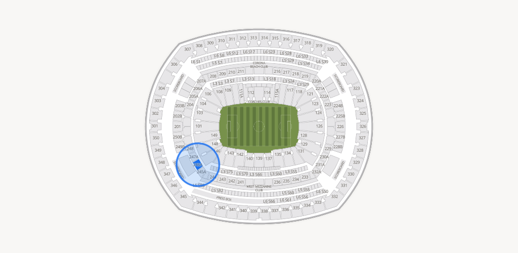 MetLife Stadium Seating Chart