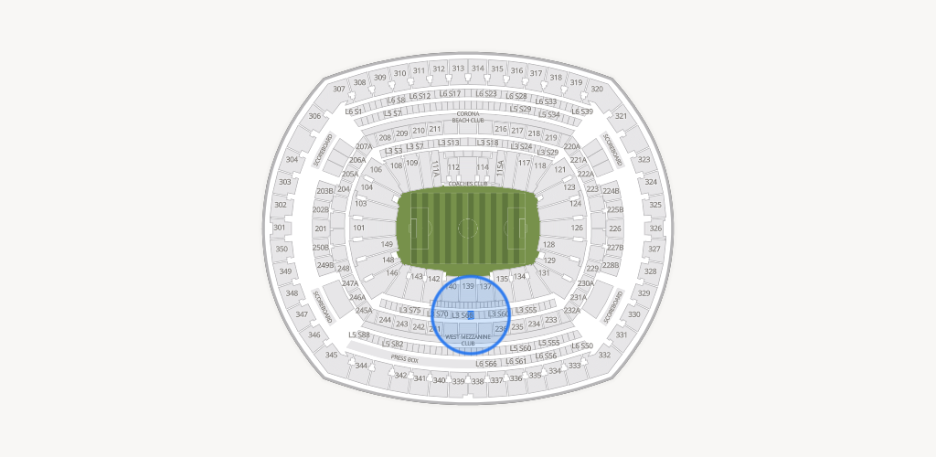MetLife Stadium Seating Chart