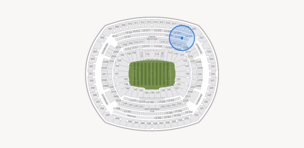 MetLife Stadium Seating Chart