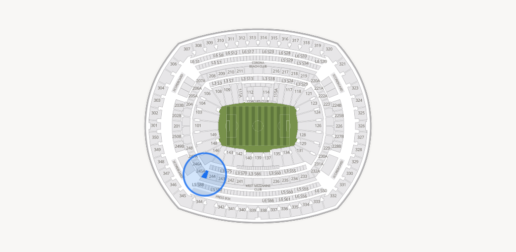 MetLife Stadium Seating Chart