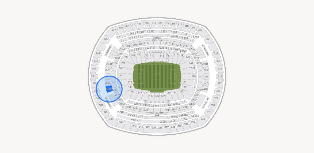 MetLife Stadium Seating Chart