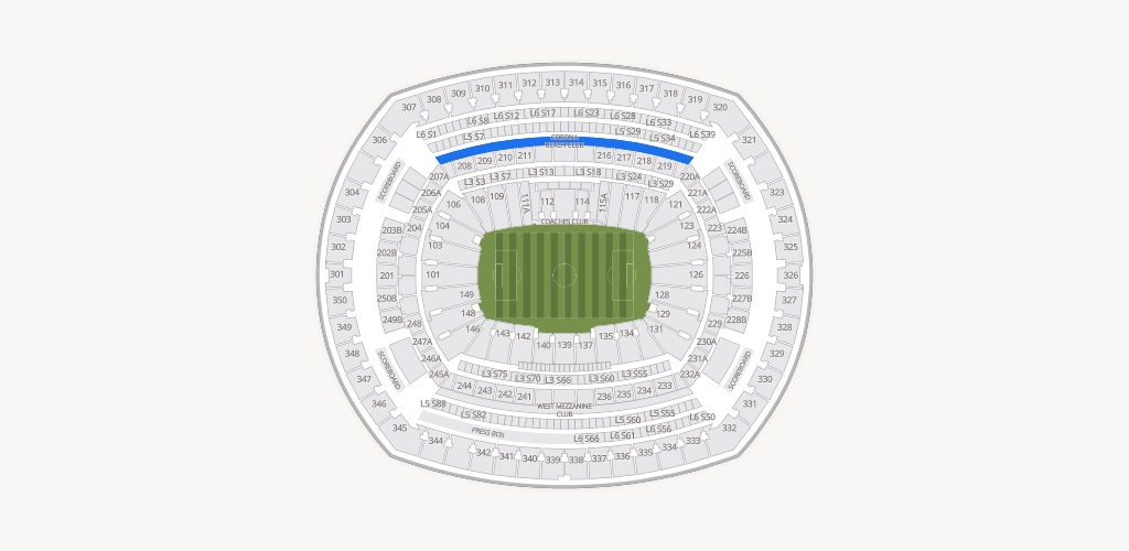 MetLife Stadium Seating Chart
