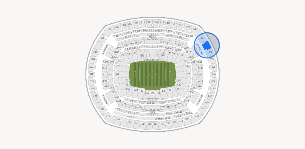 MetLife Stadium Seating Chart