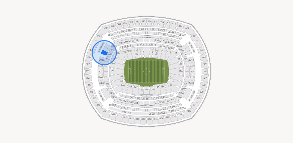 MetLife Stadium Seating Chart