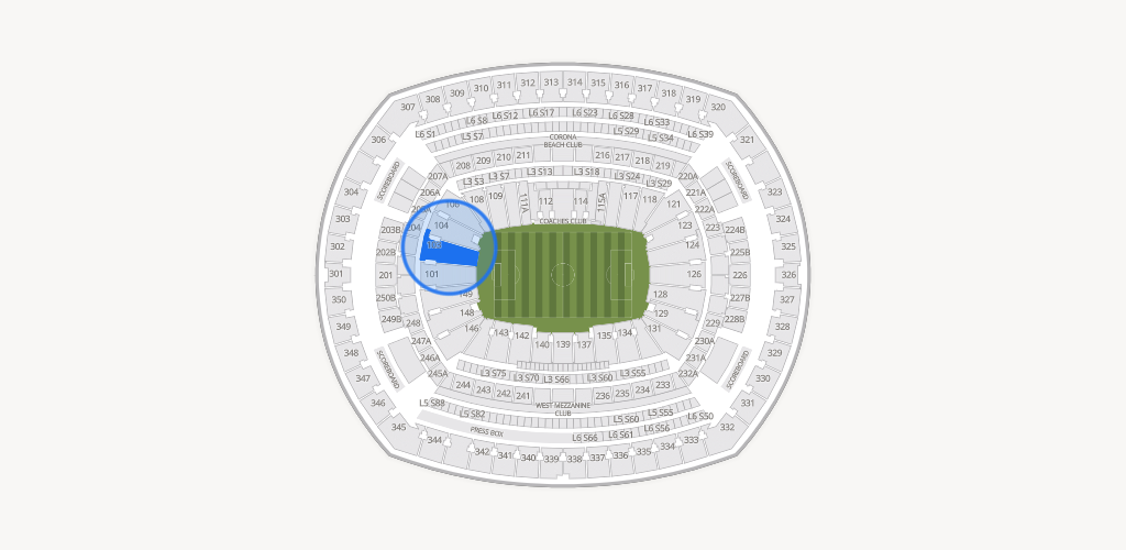 MetLife Stadium Seating Chart