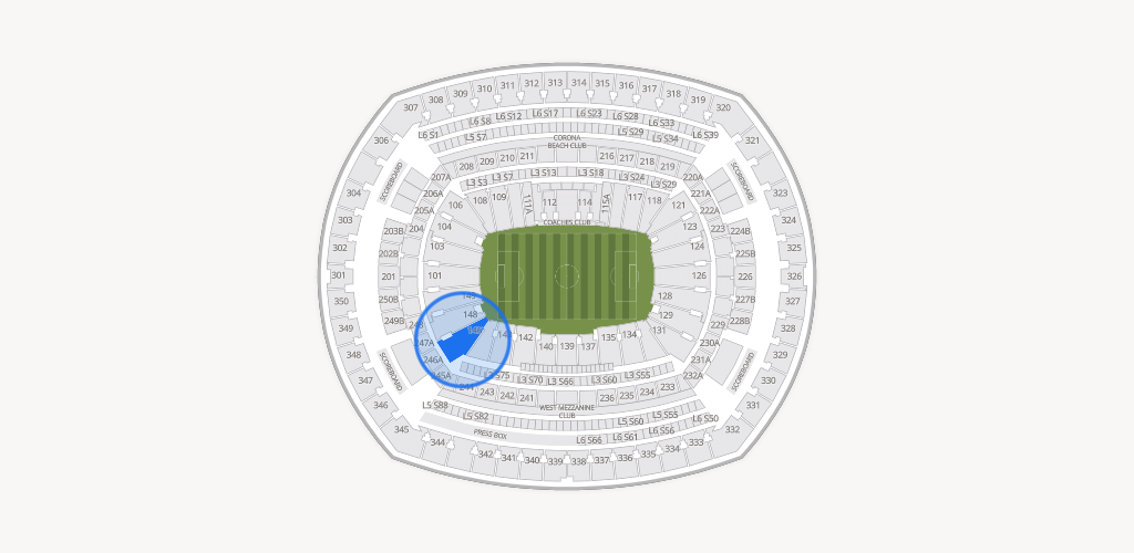 MetLife Stadium Seating Chart