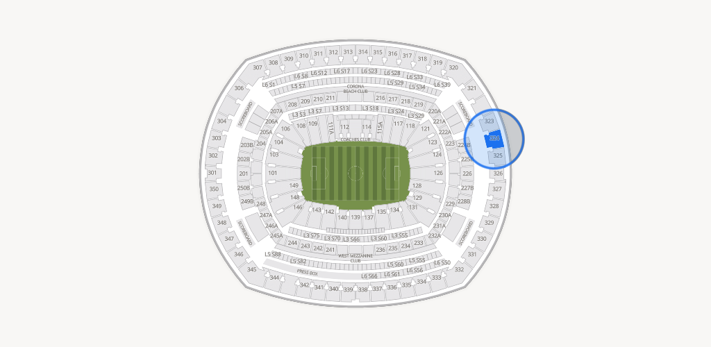MetLife Stadium Seating Chart