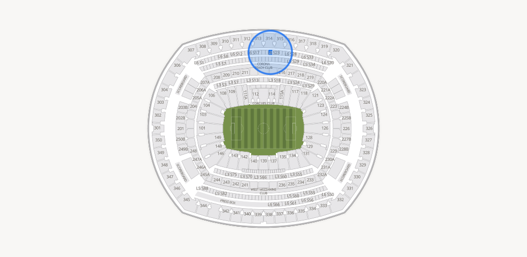 MetLife Stadium Seating Chart