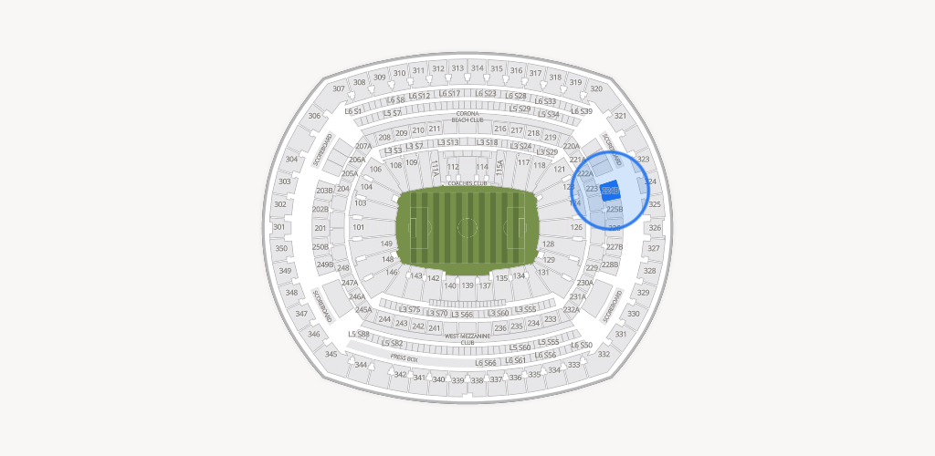 MetLife Stadium Seating Chart