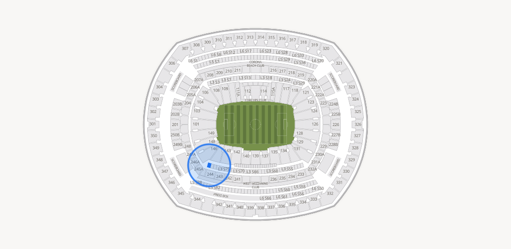 MetLife Stadium Seating Chart