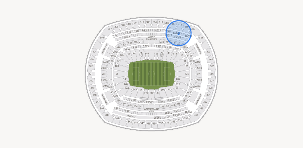 MetLife Stadium Seating Chart