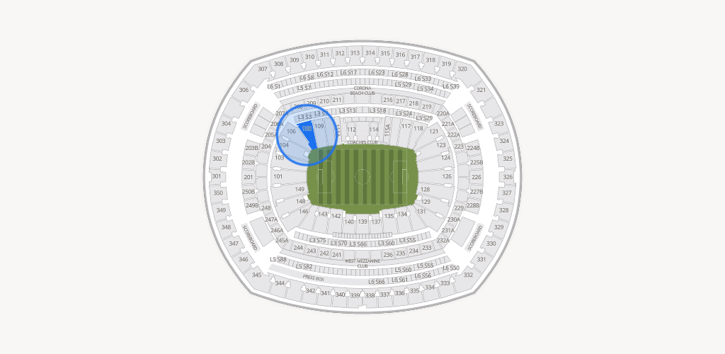 MetLife Stadium Seating Chart