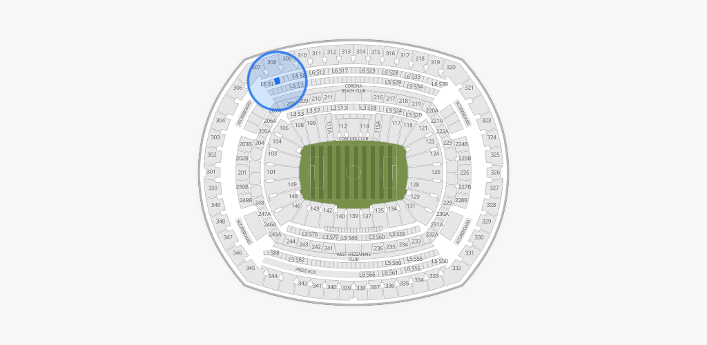 MetLife Stadium Seating Chart
