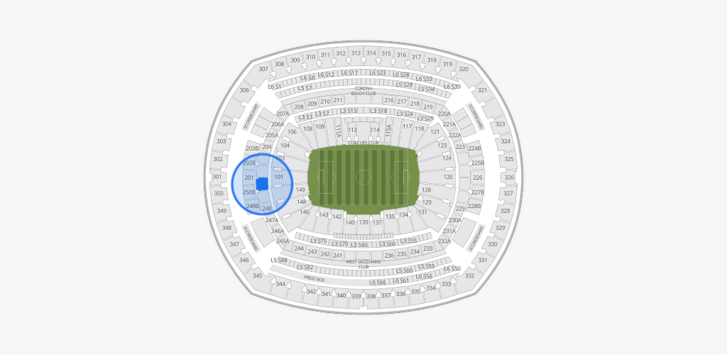 MetLife Stadium Seating Chart