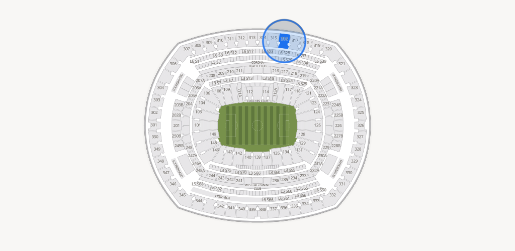 MetLife Stadium Seating Chart