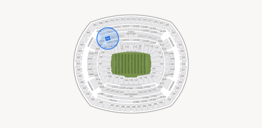 MetLife Stadium Seating Chart