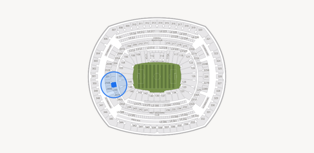 MetLife Stadium Seating Chart