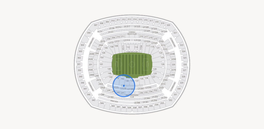 MetLife Stadium Seating Chart