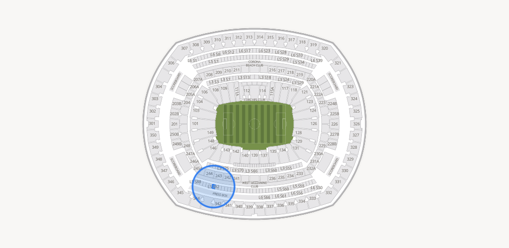 MetLife Stadium Seating Chart