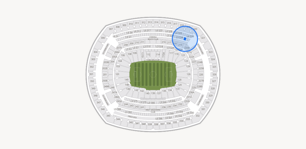 MetLife Stadium Seating Chart