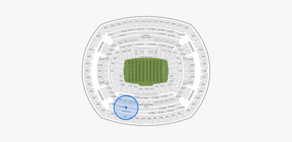MetLife Stadium Seating Chart