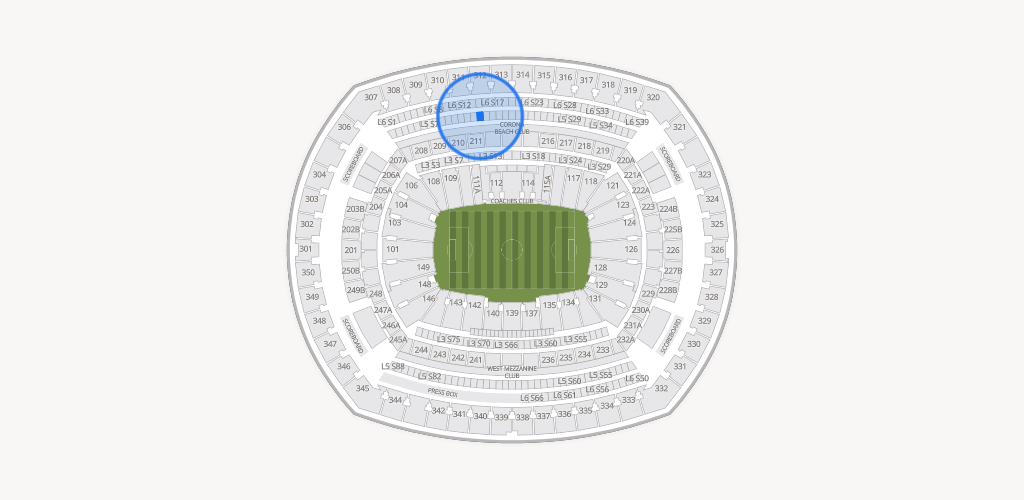 MetLife Stadium Seating Chart