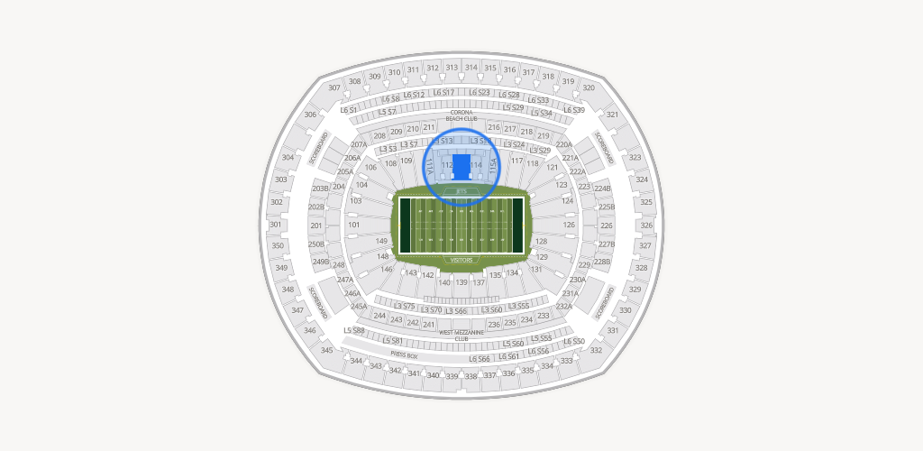 MetLife Stadium Seating Chart