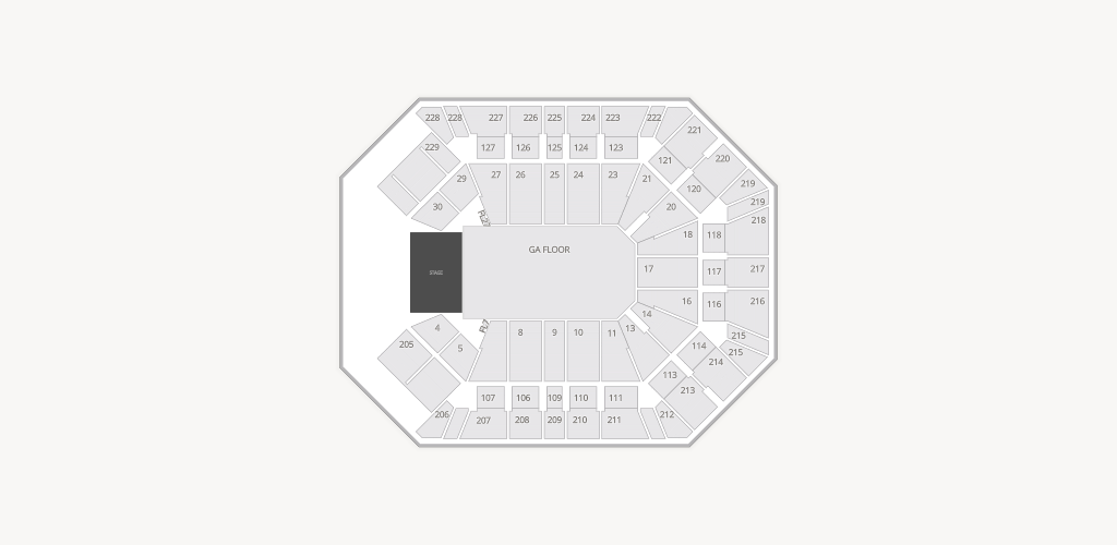 MGM Grand Garden Arena Seating Chart