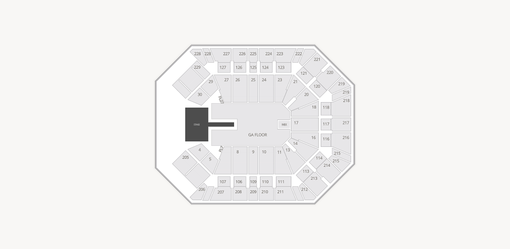 MGM Grand Garden Arena Seating Chart
