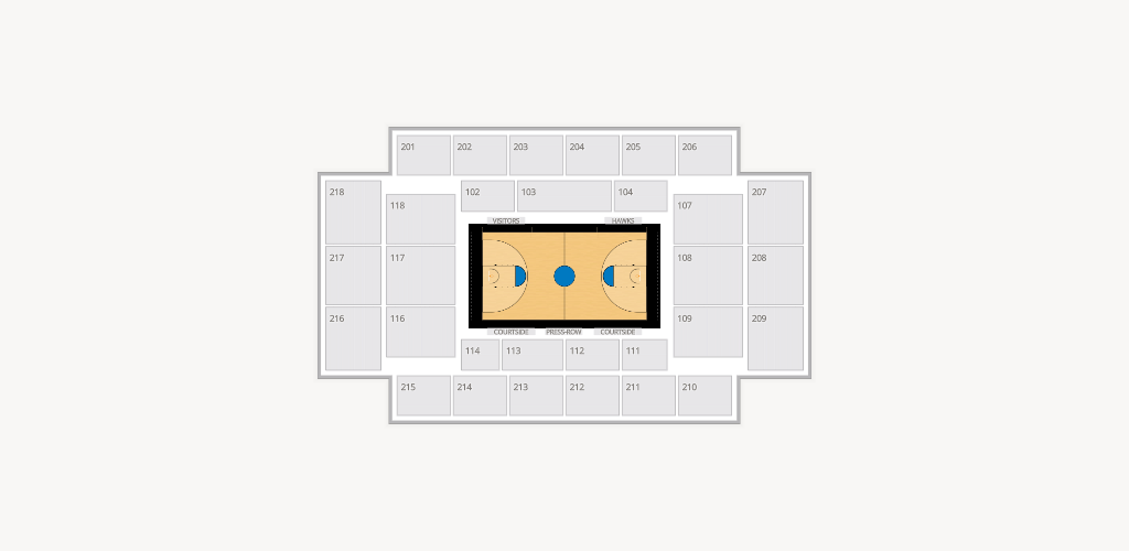 Michael J. Hagan Arena Seating Chart