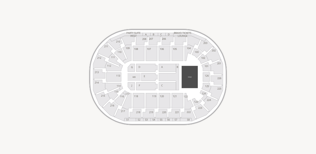 Michelob ULTRA Arena at Mandalay Bay Resort & Casino Seating Chart
