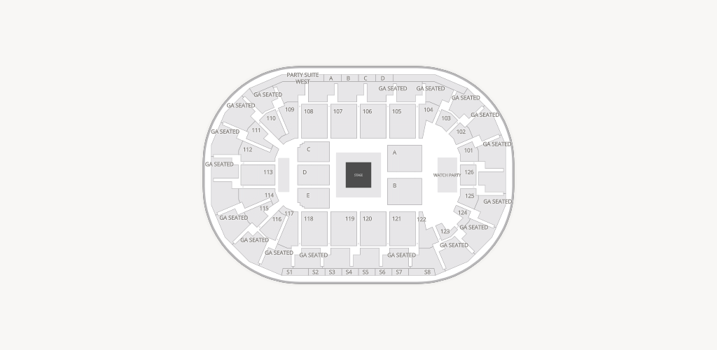 Michelob ULTRA Arena at Mandalay Bay Resort & Casino Seating Chart