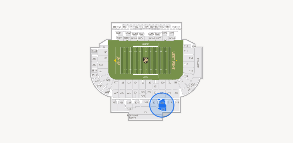Michie Stadium Seating Chart